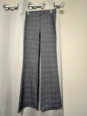 Forever 21 Houndstooth Wide Leg Pants in Black & White Size small